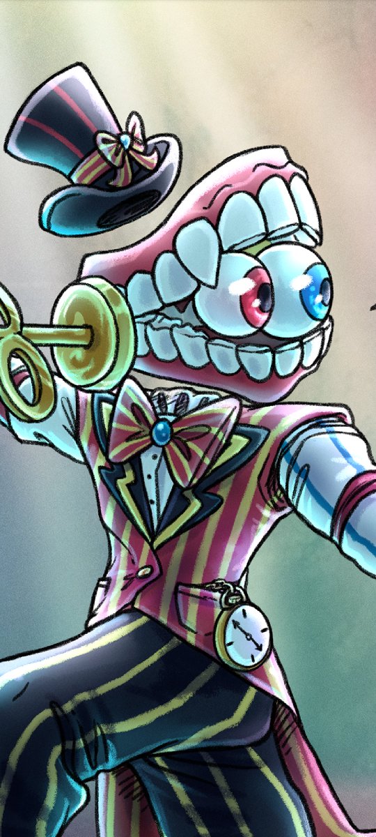 Wenslo_Bab's tweet photo. Some closeups since I didn't realize the quality got goblled up so badly!
#tadc #caine https://t.co/GdlhjPigyp