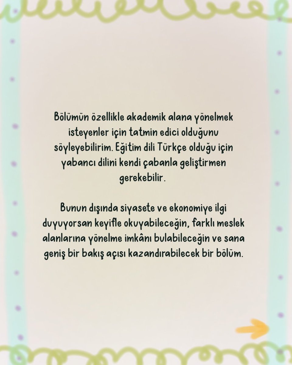 campostasii's tweet photo. 🌲Medeniyet Üniversitesi Uluslararası İlişkiler bölümünü merak ediyor musun? İşte sıra arkadaşımız anlatıyor.

Medeniyet Üniversitesi hakkındaki soruların için dm. https://t.co/3lkZu56aXM