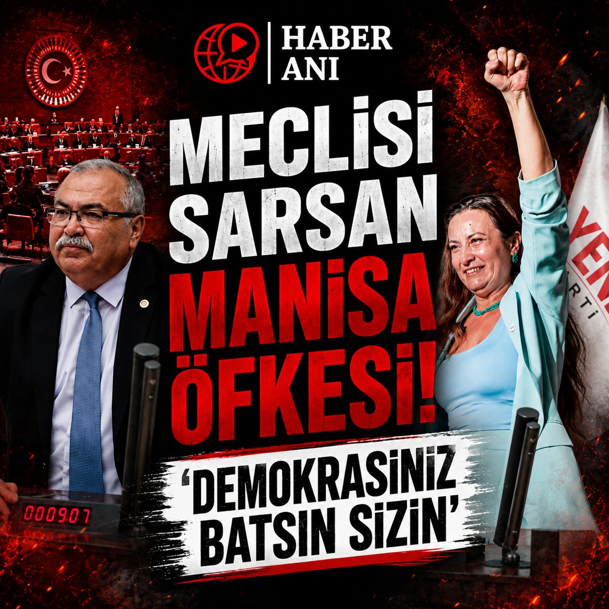 Haber_ANI's tweet photo. Süleyman Bülbül, Yeni Parti Manisa İl Başkanı İlksen Özalper'in gözaltına alınmasına isyan etti! https://t.co/e0lglKew22 https://t.co/syAew690dr
