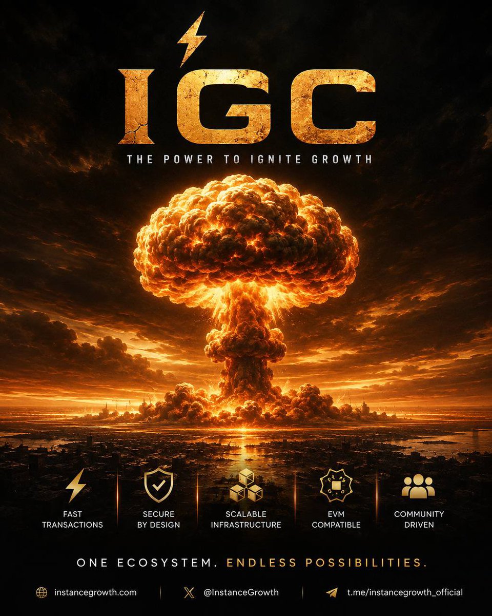 InstanceGrowth's tweet photo. They said growth should happen slowly…
IGC said, “why not give it a little more power?” ⚡😂

One block at a time, one spark at a time. We’re building.

$IGC @InstanceGrowth https://t.co/HECuPvS3Kz