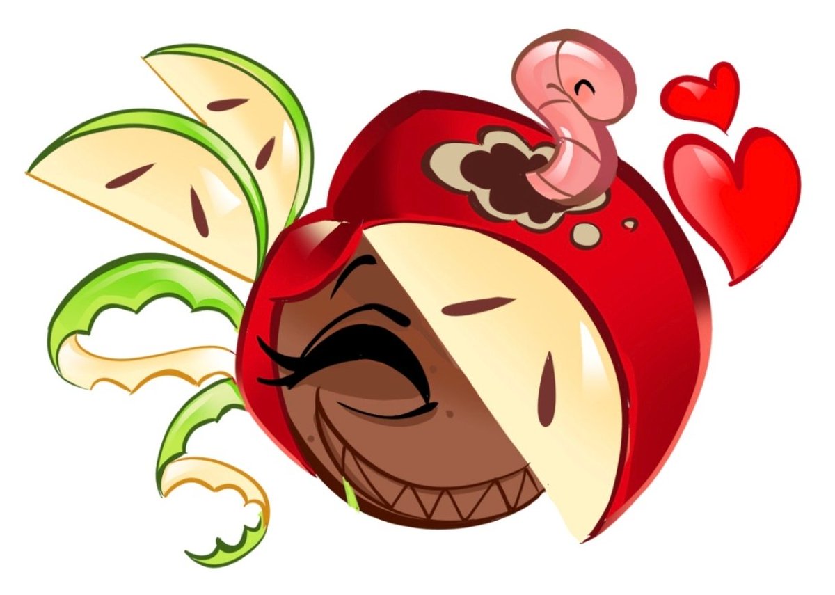 the_fork_witch's tweet photo. cookie run oc ^⁠_⁠^ her name is Rotten apple cookie #crk #cookierunkingdomfanart #oc #shadowmilkcookie https://t.co/0P51tsgUQa
