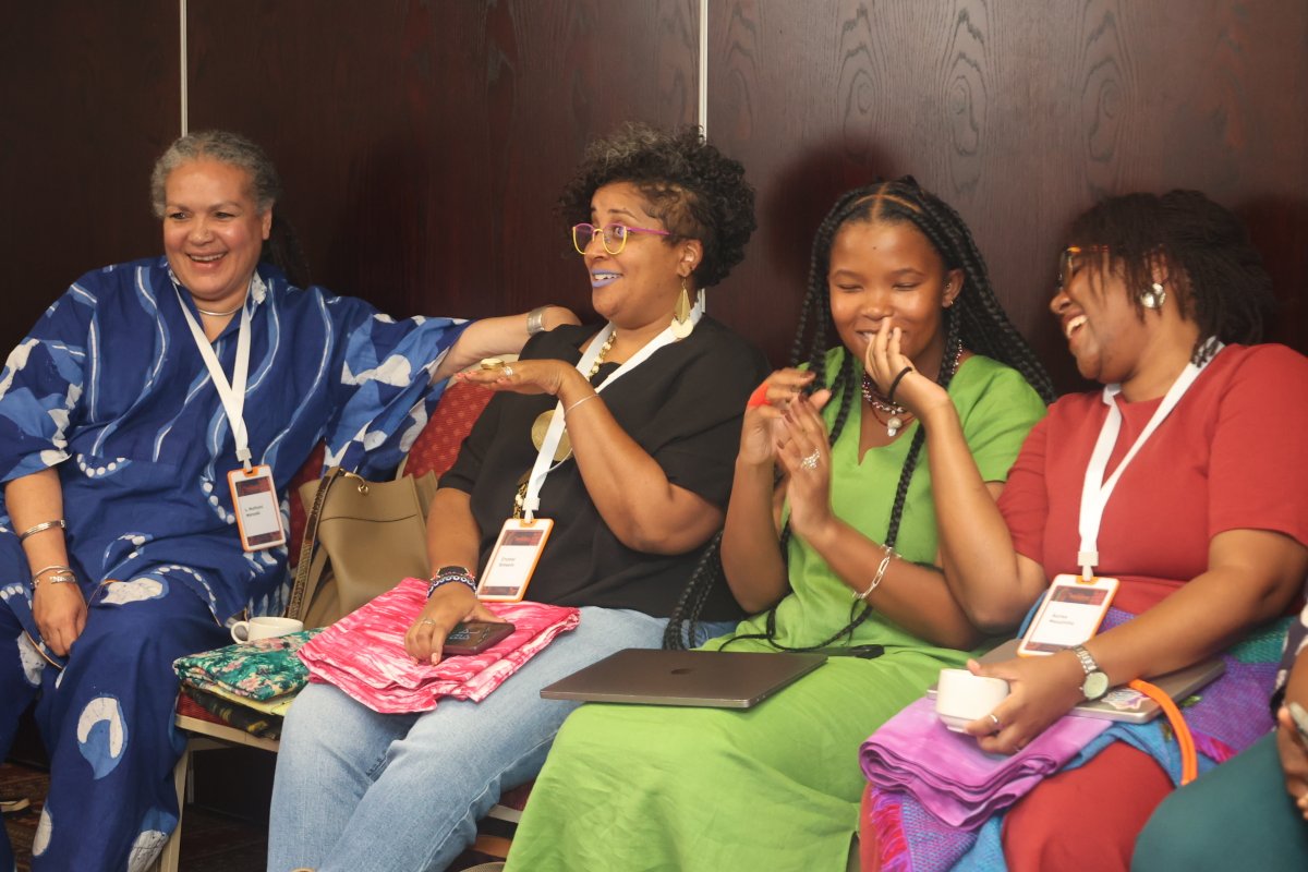 FemnetProg's tweet photo. 🌾We ended the day by tracing the threads back to the foundations of our economies.

💭 What did life look like before markets?
🥘 Who feeds our communities?
🪡 What does the future hold for Africa's textile industry?

These are the conversations shaping a feminist political economy rooted in care, sovereignty, and collective prosperity.

👇 We'd love to hear from you! Share your thoughts in the comments and let's keep the conversation weaving.

✨ Every perspective is another thread. Every conversation strengthens the weave.

#WeaversForum2026 
#FeministPoliticalEconomy 
#Femonomics