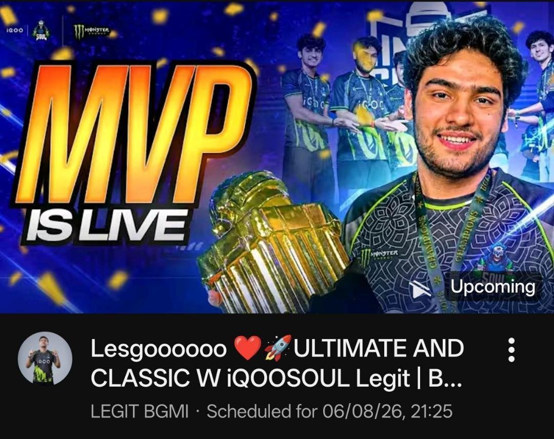 soul_fan18's tweet photo. 🌟iQOOSouL LEGIT will be Live today! https://t.co/D0ynSKzy0g