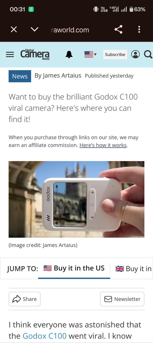 vikaskumarpatro's tweet photo. 1/5
A tiny camera with no traditional preview screen just went viral.
Not because it shoots 8K.
Not because it uses AI.
It became popular for almost the opposite reason. https://t.co/6wwFXAXII4