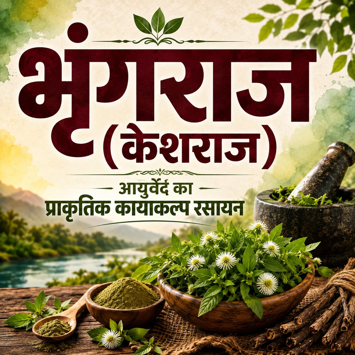 AzaadBharatOrg's tweet photo. भृंगराज केवल बालों का तेल नहीं, बल्कि आयुर्वेद का अद्भुत 'केशराज' रसायन है। यह स्Bhringraj लिवर संरक्षण, मानसिक शांति और प्राकृतिक स्वास्थ्य का प्रतीक माना गया है। 
 पूरी पोस्ट पढ़े 👉🏻https://t.co/NXpPd55xoi

#Bhringraj #Ayurveda #NaturalHealing #HairCare #HolisticHealth https://t.co/rmVICMGhJh