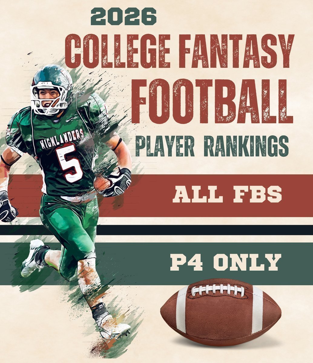 GridironSchol91's tweet photo. College Fantasy Football Player Rankings 
https://t.co/7GE9Jrbqiq https://t.co/3Q8Csgbk1W