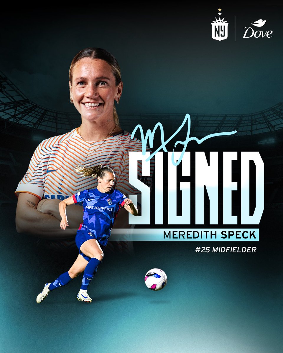 GothamFC's tweet photo. We’ve got Meredith! ✍️

#GothamFC has signed NWSL Midfielder Meredith Speck through the end of the 2026 season. Now let’s get to work!

Read more: https://t.co/3sL7RmAgjg https://t.co/Wp8P3SEzir