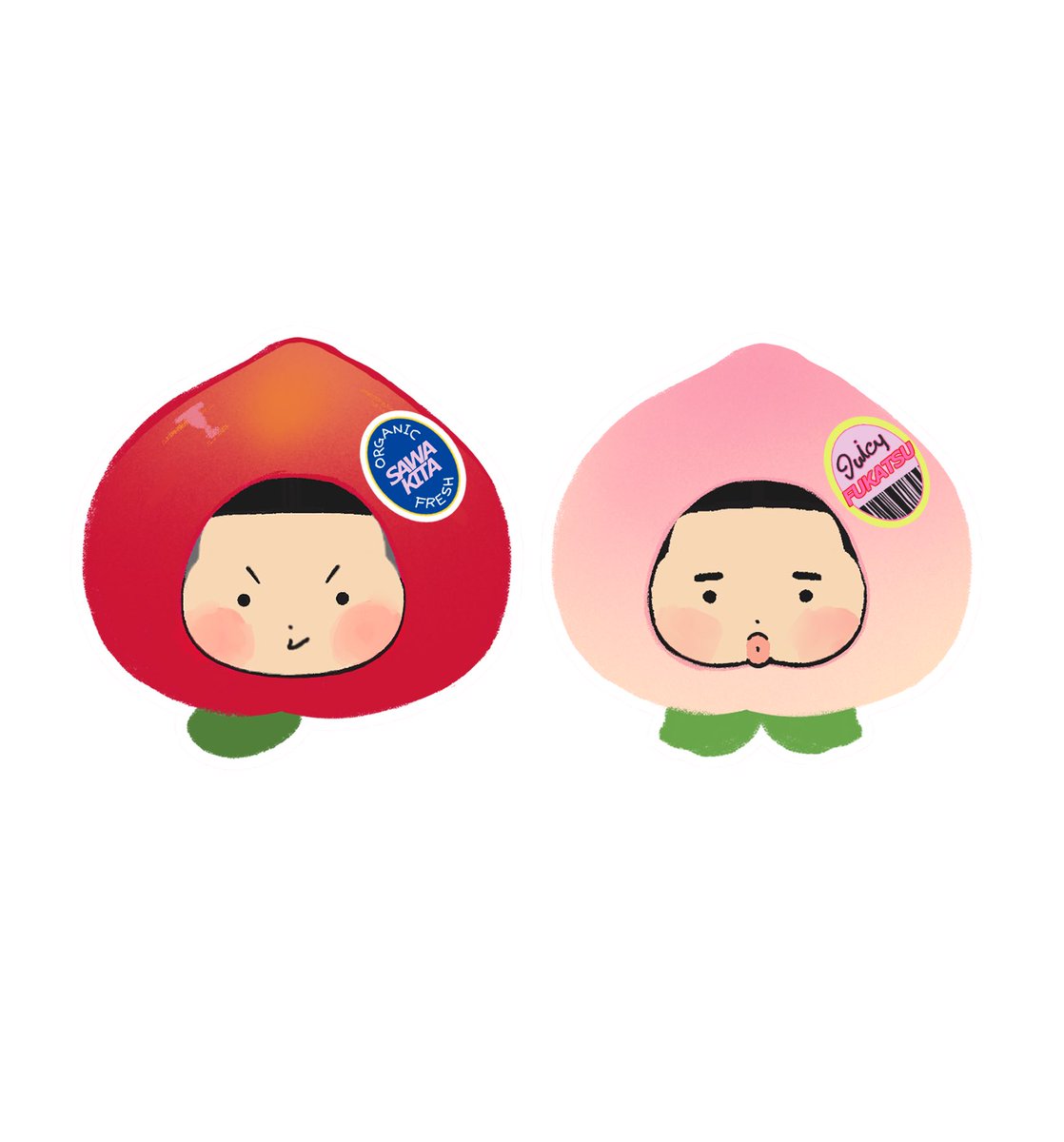 look_at_yours's tweet photo. 애기자두
애기복숭아 https://t.co/j2qwqkbVia