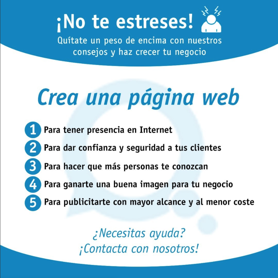inventtatte's tweet photo. ¡No te estreses! Presta atención a nuestros consejos 😉
¿Por qué no creas una página web? ¡Echa un vistazo a sus ventajas! 👉👀

#MarketingOnline #Sevilla #DiseñoWeb https://t.co/inkhuLEXgS