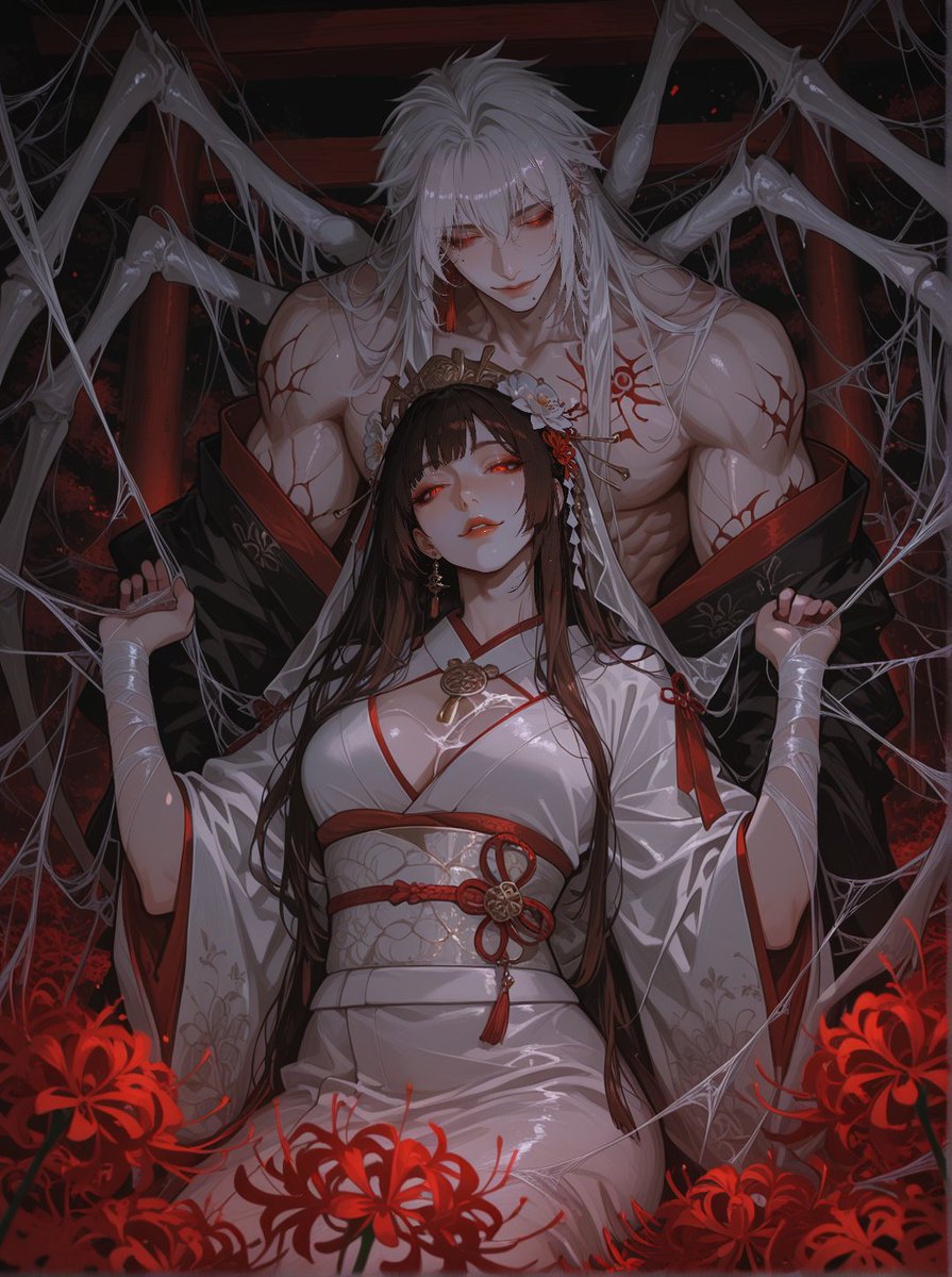 Rola_myo's tweet photo. "ข้าหลงเหลือเพียงชื่อของตนเอง... ที่เหลือเป็นของเขาทั้งหมด" 🕷️🕸️🩸

@excosia049 #ใยพันธะสีชาด https://t.co/YOm77FEd7m
