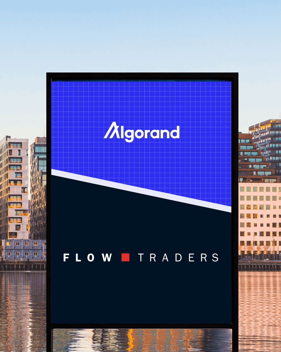 AlgoFoundation's tweet photo. Algorand Foundation has partnered with @FlowTraders to deepen institutional liquidity across the Algorand blockchain.

The partnership will make ALGO more accessible to institutional counterparties through Flow Traders' global execution infrastructure, with settlement available in fiat or stablecoins.

As institutional participation in digital asset markets grows, the Algorand Foundation and Flow Traders are committed to expanding liquidity coverage across the Algorand ecosystem.