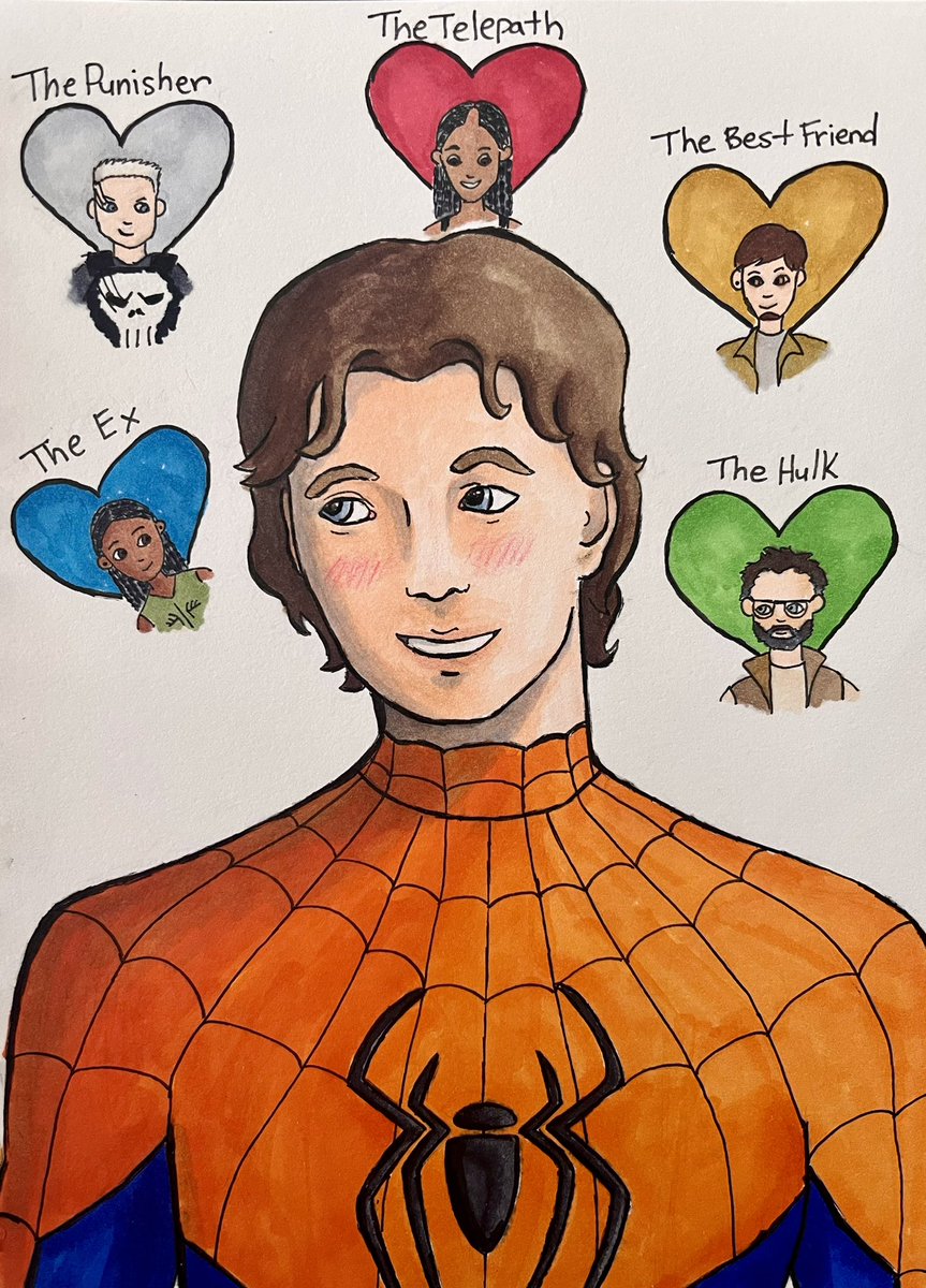 darthloser's tweet photo. #AllJake Spiderman: Brand New Day AU
“Are you blushing, daffodil?” 🕷️💙 https://t.co/2A1w72mMcA