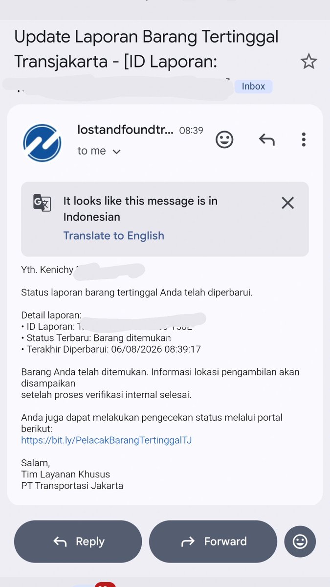 kenichyshywhy's tweet photo. gg banget kamu bang aku bangga padahal udh sebulan 👍🏻👍🏻🫡🫡🤲🏻
@PT_Transjakarta https://t.co/2E04d2b1eK