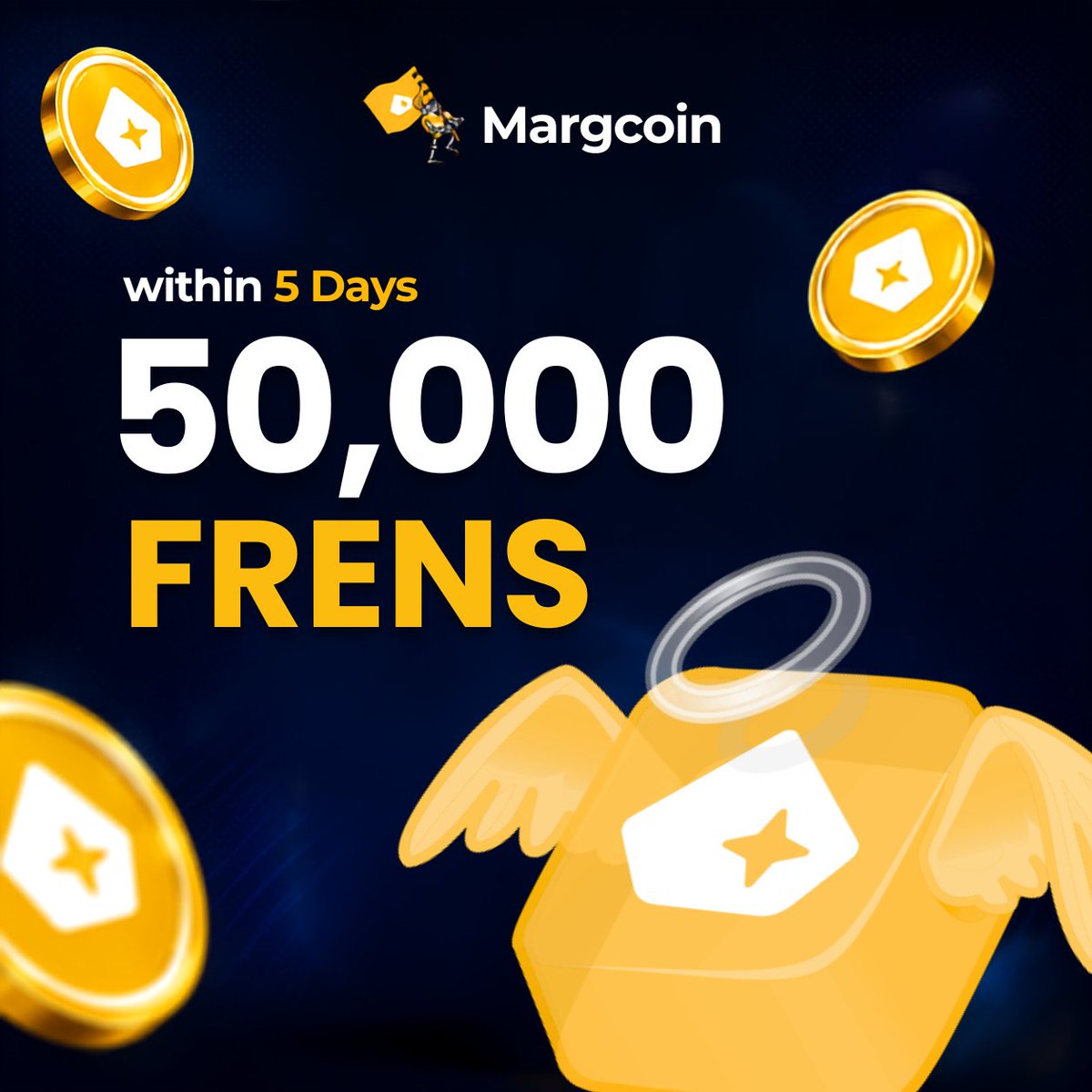 MargcoinOG's tweet photo. FIVE DAYS. ONE INCREDIBLE MILESTONE, 50,000 FRENS IN JUST 5 DAYS 😇

The Margcoin community continues to grow faster than we ever imagined. Reaching 50,000 Frens in just 5 days is a huge achievement, and it's all thanks to every community member who joined, invited friends, completed tasks, and supported the project from day one.🤝

We've also rolled out several improvements to make the experience smoother for everyone:🏳️
• Fixed oversized image content loading issues.
• Fixed black screen and white screen issues.
• Improved overall user experience and stability.

Our team will continue delivering bug fixes, optimizations, and new features as we build Margcoin together.🐸

Thank you for being part of this journey. This is only the beginning. 50,000 Frens. 5 Days. The journey continues.🏳️