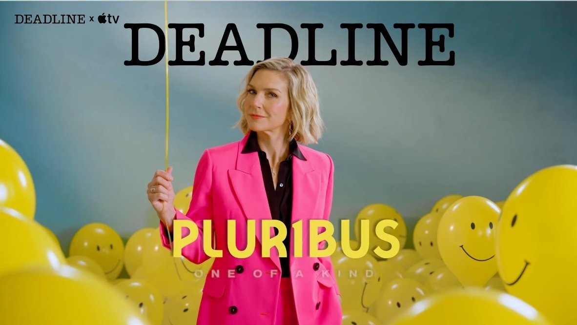 dailyplur1bus's tweet photo. Seeing Apple TV go all out for Rhea Seehorn's Emmy campaign after AMC and BCS family not being able to promote her as much due to the strikes the last time she was nominated means a lot for longtime fans 😭 #Pluribus https://t.co/ASwYWFHUq7
