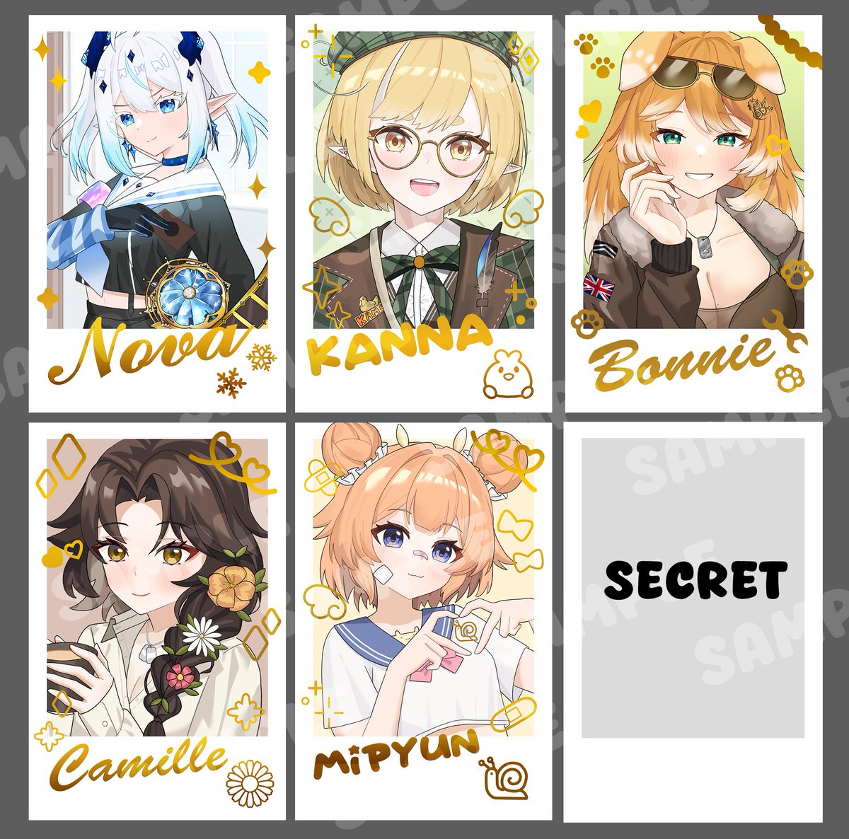 keaworks's tweet photo. New Photocards for VeXpo Done!

im happy about the lineup ☺️
will update my old hololive ones with the new Foil effect as well! https://t.co/7EqAWlCc23