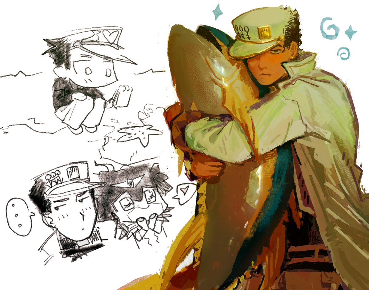 jotunakujo's tweet photo. BUG-EATEN DOESNT KNOW SHIT. wild 4taro shocks audience with crazy crazy starjoe fish 🐀 #jjba https://t.co/CTnRyLWyJW