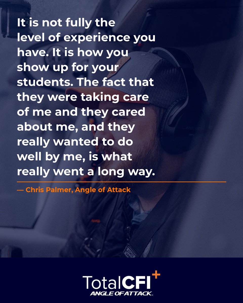 angleofattack's tweet photo. It's not the level of experience you have. It's how you show up for your students.
Care. Prepare. Show up fully. That's the job.
#CFI #flying #aviation #studentpilot #learntofly
Get it free → https://t.co/suZImqR2Gk https://t.co/Wgkd1ouAgy