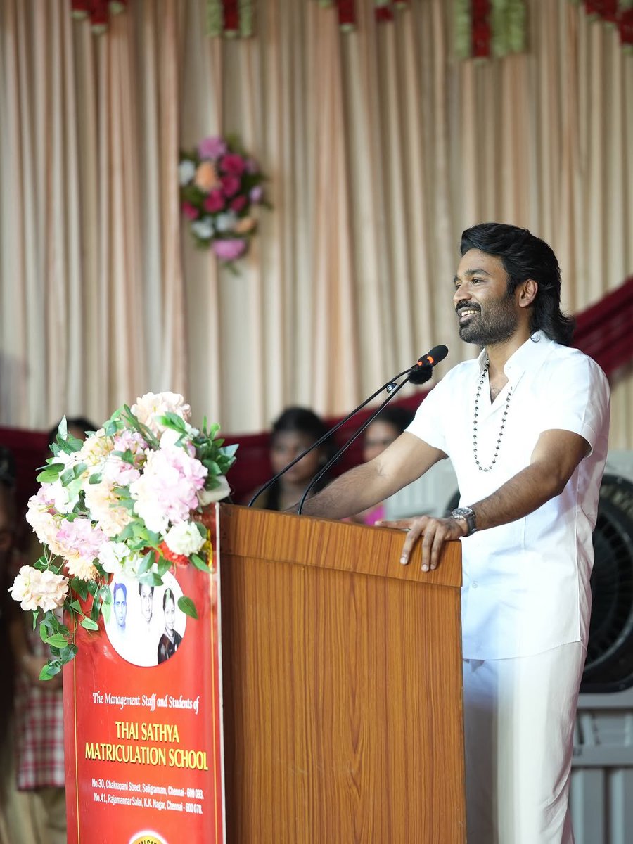 Rajivdhanush's tweet photo. தலைவர் @dhanushkraja ❤️ #DhanushBlock inauguration Function Stills 😍 @B_RAJA_ @Chowdrey_Pro https://t.co/gIkygK4GoY