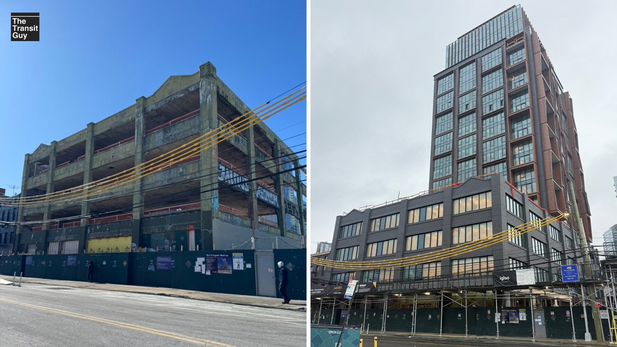 the_transit_guy's tweet photo. An abandoned industrial building in Long Island City has been converted into a 182-unit condominium complex and new waterfront park. https://t.co/YzzU9XNjcb