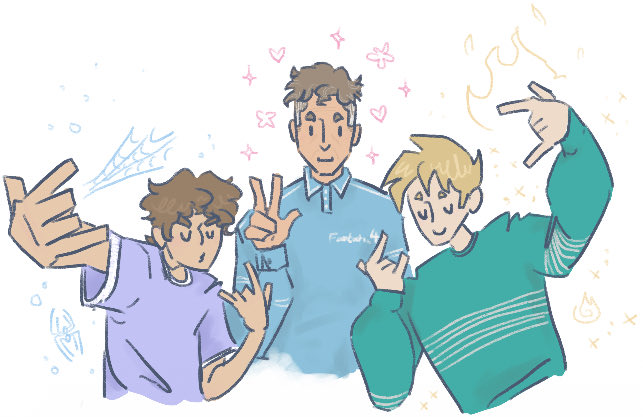 Goose_jpeg's tweet photo. #fantasticfour + storm siblings https://t.co/OzBrdM05PA