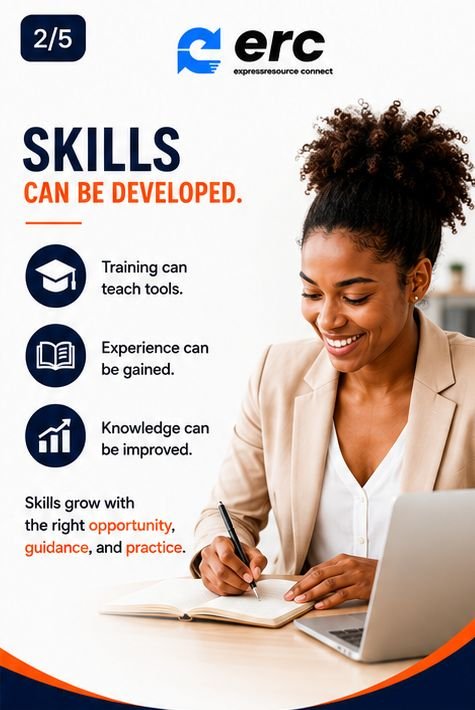 expressconnect's tweet photo. Recruitment Question #3
Should you hire for skills or attitude?

Skills can be taught.

Integrity, attitude and the willingness to learn are what create long-term employees.

📞 0812 375 4386 | 0701 188 4814

Hire for potential. Train for excellence.

#FastHire100 https://t.co/hXLnbGHFFW
