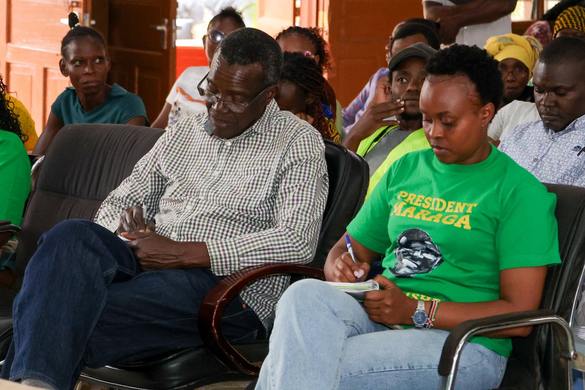 dkmaraga's tweet photo. Today, in the company of @ugmparty leadership, I sat with young Kenyans from Taita Taveta County to listen, not to lecture.

Their concerns are urgent and legitimate: corruption that steals their future, the need for jobs through real industrialization, easier business registration for young entrepreneurs, fair fuel prices for our boda boda riders, stronger devolution, and healthcare every mwananchi can afford.

These are not abstract policy points.

They are the daily reality of our youth, and they must shape how we govern.

#Ukombozi