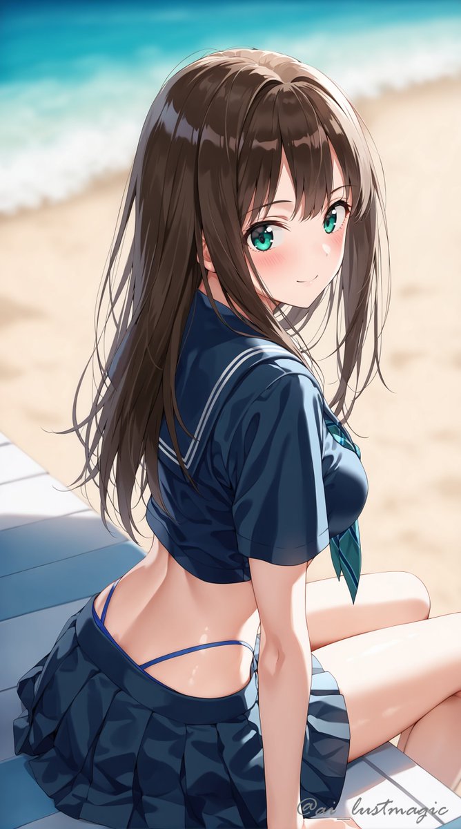 ai_lustmagic's tweet photo. 夏服　Summer wear！
あと少しで夏休み！
渋谷凛 Rin Shibuya
#アイドルマスター https://t.co/bldgrfmfKe