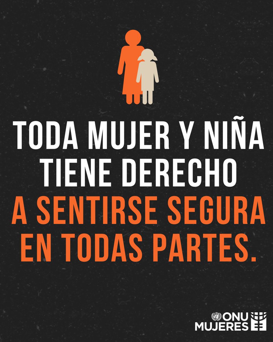 ONU_es's tweet photo. Cada mujer y cada niña merece vivir libre de violencia y miedo.

Todos podemos contribuir:

📣 Alzando la voz
❌ Denunciando el acoso
✔️ Desafiando estereotipos
⚖️ Impulsando leyes más sólidas
@onumujeres trabaja por un futuro donde todas puedan vivir con seguridad y ejercer plenamente sus derechos.