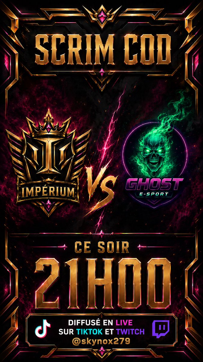 BiqoFPS's tweet photo. Scrim Impérium vs Ghost a 21h ! #bo7 https://t.co/xUwyAJpdHD