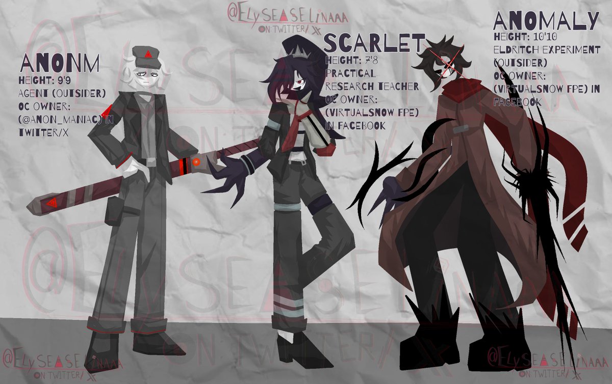 ElyseaSelinaaa's tweet photo. 9-12/21??
Now it's OCs :3 not all the OCs are mine tho, the actual OC owners should have their names on the info things beside the characters :D
The next ones will probably be more OCs and a few Katieverse characters ;3
And ofcourse there's alt :DDD
#fpe #fpeau #fpeeldritch https://t.co/cX2iZ2egSI