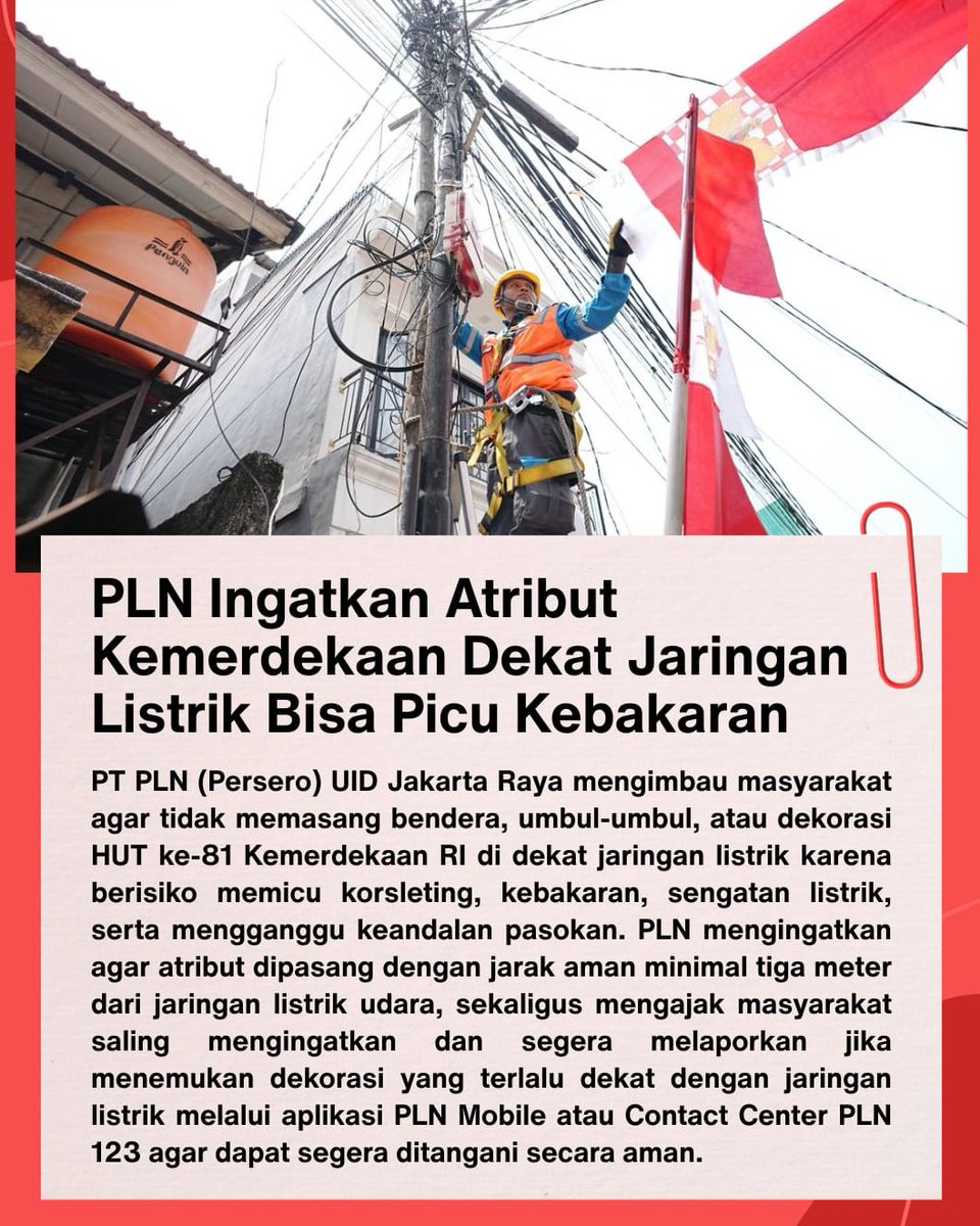 febiollanabe's tweet photo. Senang lihat PLN terus turun kasih sosialisasi ke masyarakat. Jadi bukan cuma nunggu laporan kalau ada masalah, tapi benar-benar berusaha mencegah risiko sejak awal. Semoga makin banyak yang ikut peduli sama keselamatan listrik https://t.co/lo3ZreZKSX