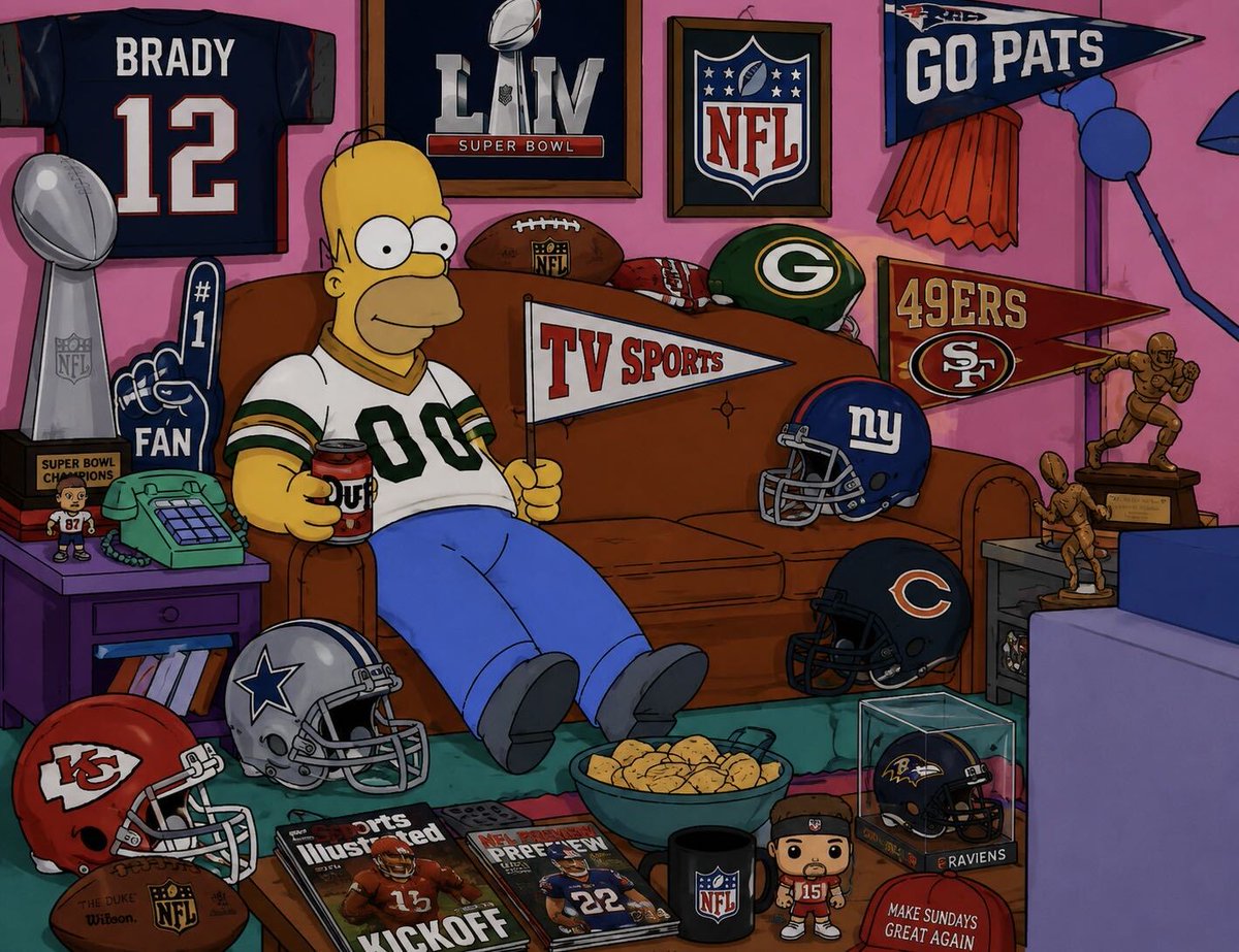 Underdog's tweet photo. How we're all watching the Hall of Fame game tonight just happy that real Football is back on our TV screens https://t.co/h8EgPYPuPR
