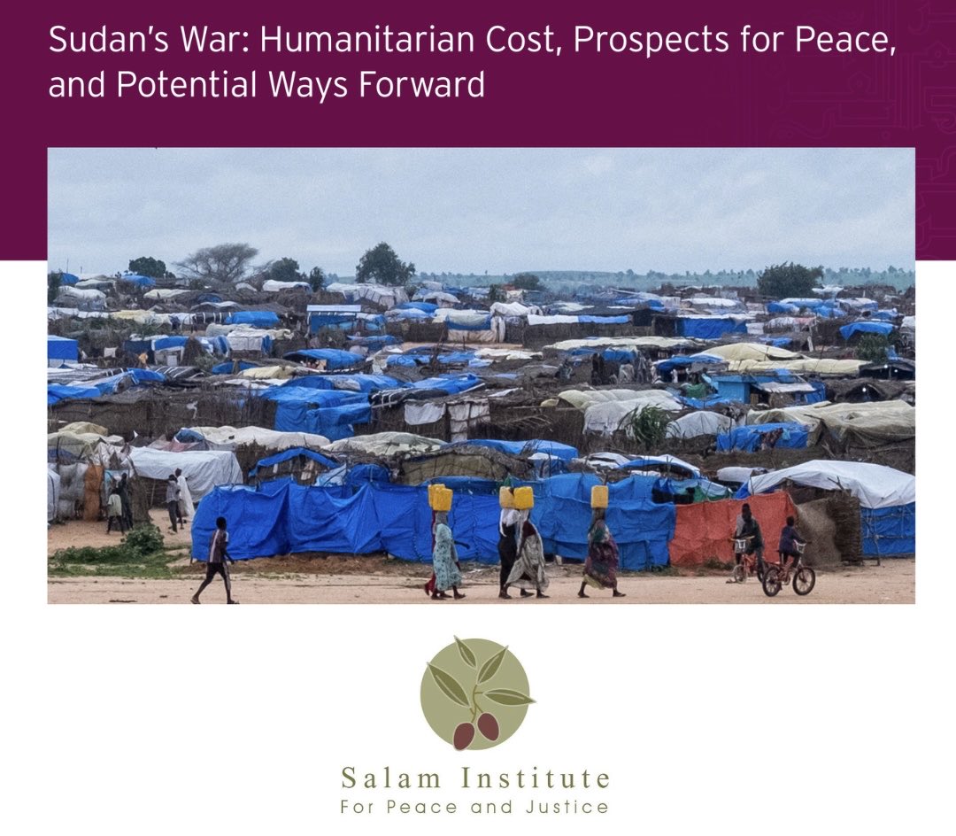 SalamInstitute's tweet photo. Join Dr. Mohammed Abu-Nimer as moderator for a timely discussion on Sudan’s humanitarian crisis, the prospects for peace, and pathways forward.
📅 Aug. 6 | 🕙 10:00–11:30 AM EDT

Register: https://t.co/ik0sj2P62B
#Salam_Institute #Sudan #Peace_Justice https://t.co/JQ3yybQ4rw