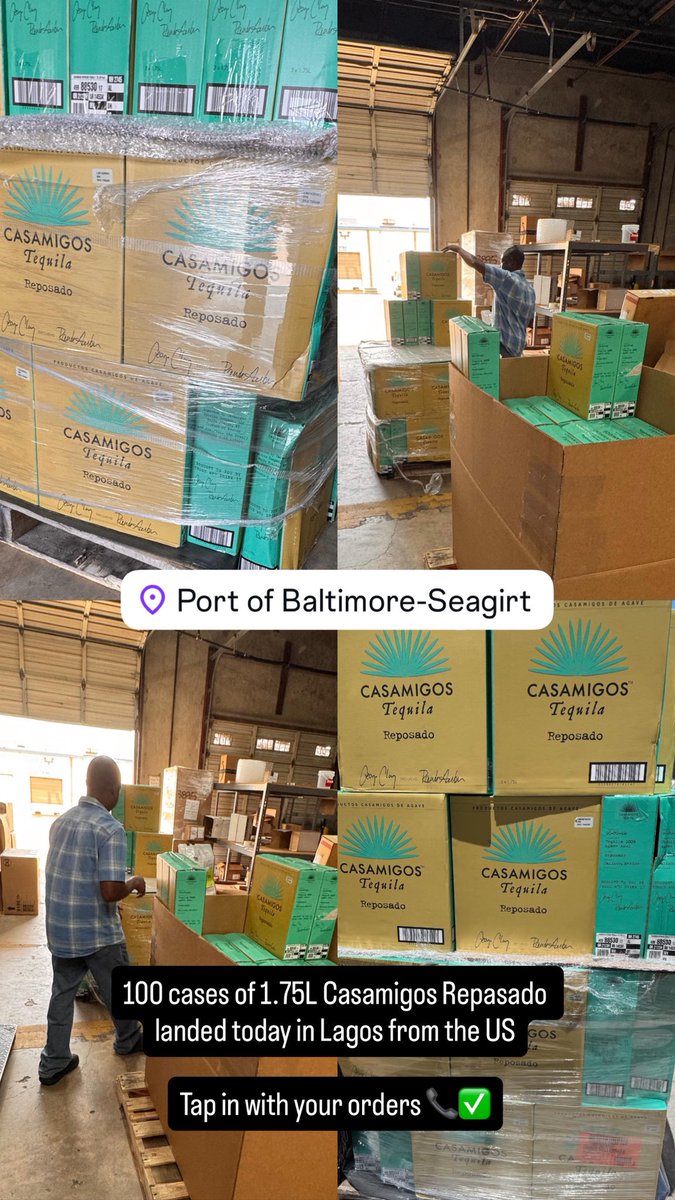 Nichbenjr's tweet photo. Brought in 100 cases of Magnum Casamigos and posted them on my IG ystd.
The shocking part? Out of the 8 cases I sold today, not a single buyer lives in Nigeria.
Every buyer was an IJGB stocking up for December. That’s 24 bottles already paid for, waiting for them to get back.
HMU https://t.co/2LhSgjNtz5