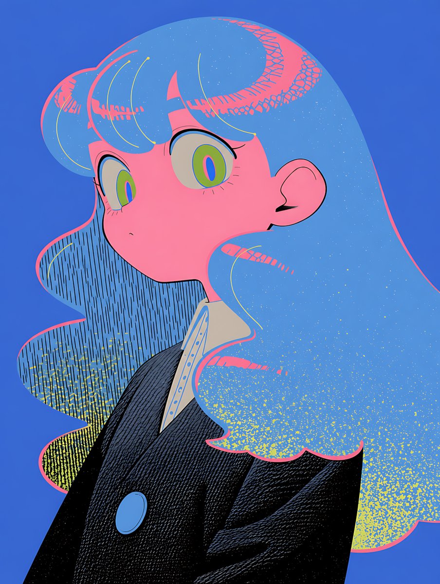 nak_mushi's tweet photo. BLUE GIRL https://t.co/lBHWZ4Eo9r