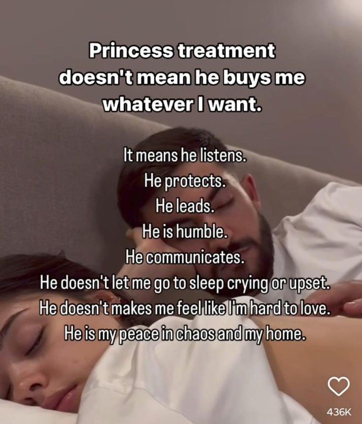 Lovandfear's tweet photo. Princess treatment doesn't mean he buys me whatever I want. https://t.co/GIHDt0H52O