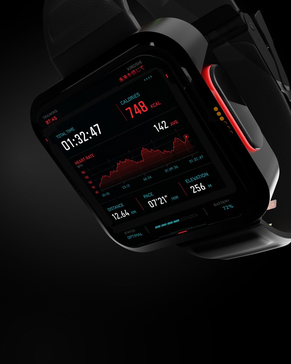 fatbirdsdontfly's tweet photo. 3D Modeling, Rendering & UX/UI Design for the Kiroshi smart watch.
#ProductDesign #3DModeling #UXUIDesign #IndustrialDesign #WearableTech #SmartWatch #UIDesign #3DRendering #blender https://t.co/3dZXll3oa5