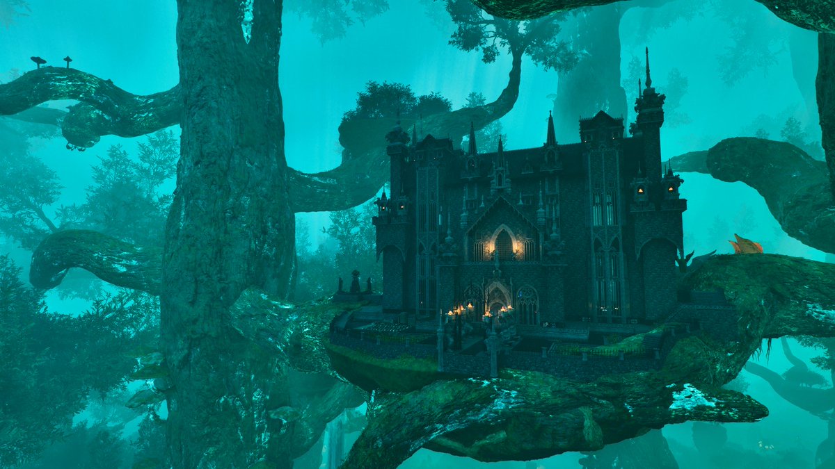 Jen_Zen_Empire's tweet photo. 🖤 Genesis Gothic Tree Top Base 🖤Featuring the beautiful Gothic Craft Structure Mod by Aaron &amp; Crazy with a touch the Gothic Citadel Structures by Sandi adding some dark features throughout, turned out wickedly cool 🏰
#ark #arksurvivalascended #arkbuilds #photomode https://t.co/1BPPkr2nPc