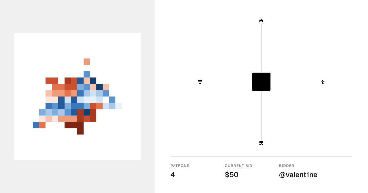 networkedbot's tweet photo. @basics_29 @yougogirl_eth @BubbleBullQ New bid of $50 by @valent1ne. https://t.co/nEzULVlh87