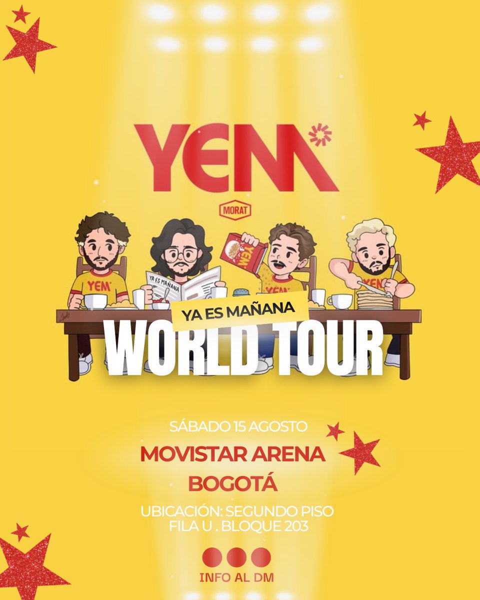 DjDianamedina's tweet photo. ¡Boletas a la venta!
Para sábado 15 de agosto, valor al que fueron compradas (sin cobrar el costo de servicio).
Interesados escribir DM o dejar comentario para contactarnos ✨💕
Ayuda para que llegue a alguien que quiera asistir @moratnation @musictrendscol https://t.co/4KTSjs3hAH