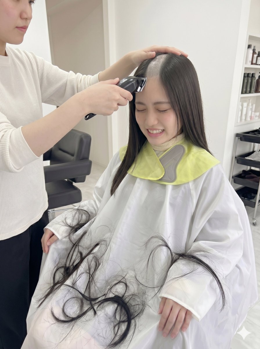 CutShave_hAIr's tweet photo. #女子高生の放課後ヘアカット
〜青春に響くバリカンの音～　Vol.32

#坊主女子AI生成画像 https://t.co/UgO92SCzrT