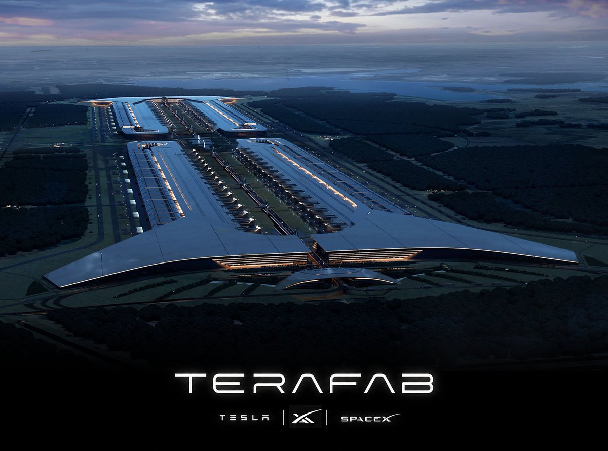cb_doge's tweet photo. Terafab looks straight out of the future 🤯 https://t.co/ifzIOuXmUd