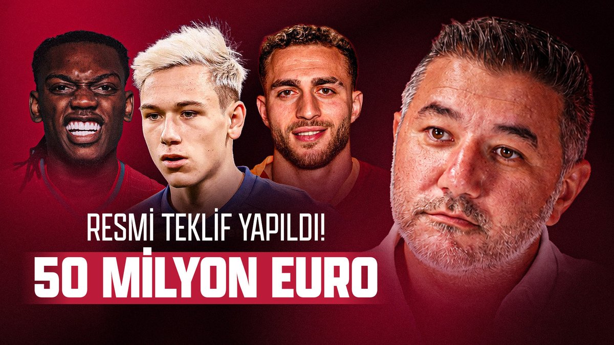 AliNaciKucuk's tweet photo. 📌Tarih: 6 Ağustos 2026
🟡🔴Öncelikle Galatasaray’ın artık resmi imzaları attırması gerekli diyerek yayına başlıyoruz…
Yine sarı kırmızıya dair dolu dolu bir gündemle karşınızdayız

🪬🙏Beğenmeniz dileğiyle

✅ Osimhen neden kaptanlık bandını takmadı! 9 numarayı almadı!
✅ Batrakov için ‘Mertens’ benzetmesi! 
✅Sara’nın Galatasaray hamlesi!
✅ Barış Alper ↔️ Tottenham konusu-hattı!
✅ Can Uzun için Frankfurt’un diretmesi
✅ İlk teklif 35, ikinci teklif 40 milyon euro oldu! Milan tok satıcı rolünde! Leao devrede!
✅Okan Buruk’un Jakobs mesajı!
✅ Rodrigo Mora için Gedson taktiği

https://t.co/ZyEfPTBnvY