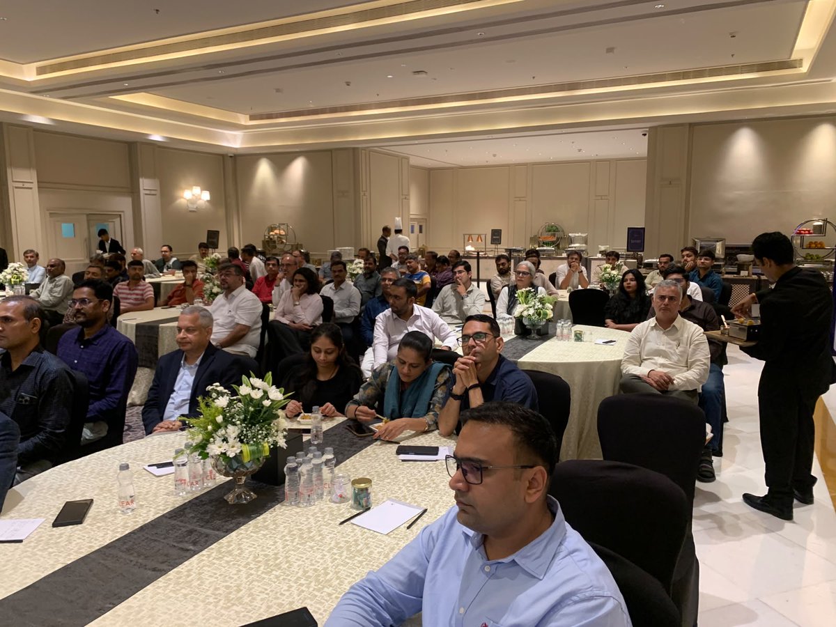 CgstSurat's tweet photo. #CII Surat felicitated Dr. Manpreet Arora, Commissioner, CGST Surat, for Surat CGST Commissionerate securing the #1 rank in India for New Taxpayer Registration processes. A proud milestone for team Surat CGST.
#EaseOfDoingBusiness
#CBIC #Finmin
#VadodaraCGST https://t.co/GMuqC7dOUY