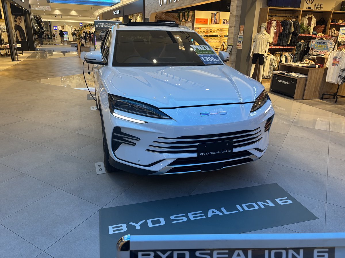 Parsonalsecret's tweet photo. イオンが中国の車を売るのに必死

さすが中国に出店しまくっているだけあるわ

世界各国が規制している中、税金を投じてまで燃えて遠隔操作される車の販売を書類審査だけで許している国にも責任がある。

こんな車並べるな

どんどんイオンが嫌いになる https://t.co/UtUd7JkfGH