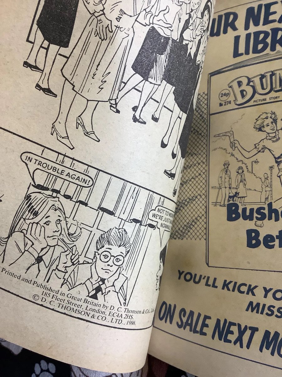 WatsonsVintage's tweet photo. A fun, kitsch 40th Birthday #giftforher Rare Vintage 1986 ‘Bunty' Picture Story Library For Girls Mini Comic No. 273 Comic Strip Story -Nostalgic Retro 40th Birth Year Gift &amp; Tag https://t.co/gZ6aoJ9qYw via @Etsy #VintageComics #Bunty #GirlsComics #1986Gift #SciFi #Nostalgia https://t.co/e543M4eSXd