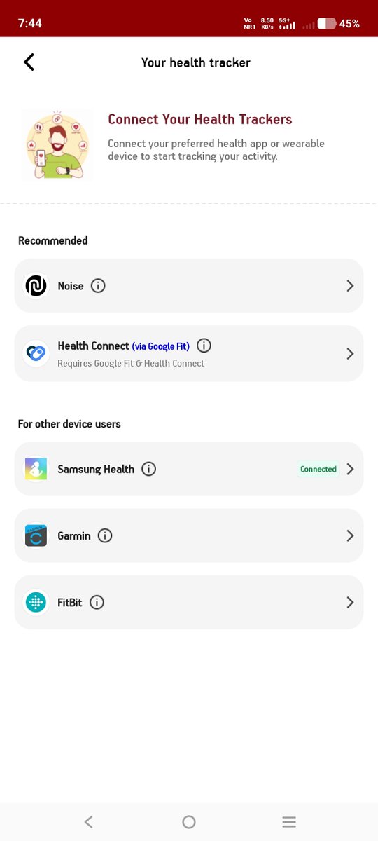 sp22dec's tweet photo. My samsung health is connected and steps are fetching properly by active health, but not fetching my sleep Duration @AdityaBirlaGrp @abcapital https://t.co/HbDgvftHsI
