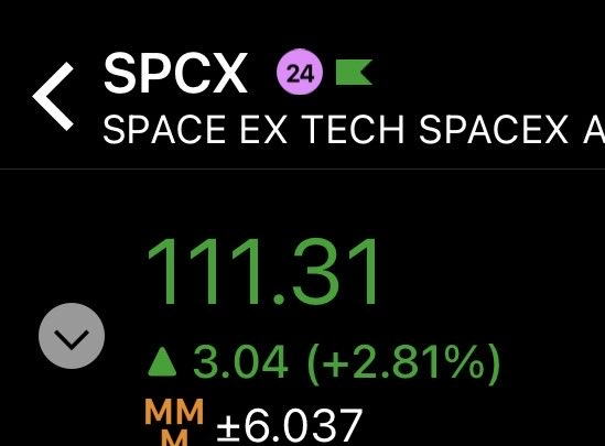 SPCX100T's tweet photo. “20% more shares selling from insiders will tank the $SPCX share price to $70,”…… and then…😂😂😂 https://t.co/mQACM8M2QS