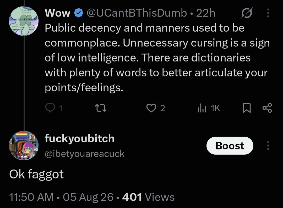 ibetyouareacuck's tweet photo. @UCantBThisDumb Shut the fuck up retard https://t.co/jCN1OJGaZ4